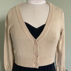 MAK cropped cardigan 🦌 fawn neutral